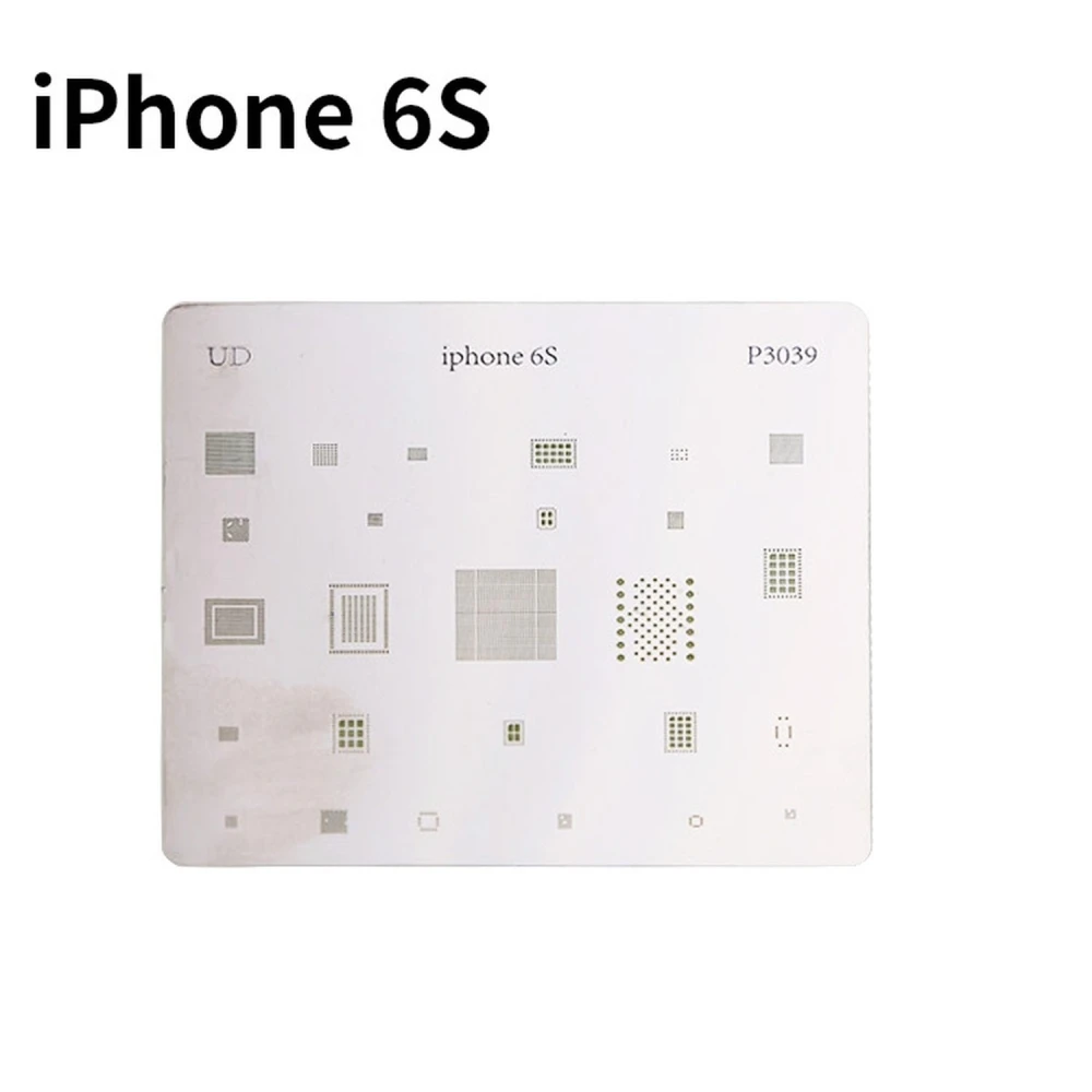 Plaque stencil IC iPhone 6S pour réparation BGA avec gabarit à chaleur directe