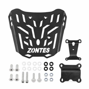 Porte-bagages Arrière Zontes 150X / 125X — Grille Porte-bagages en Fer 4 mm, Noir