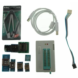 Programmateur universel USB Minipro TL866A avec ICSP et 5 sockets pour microcontrôleurs