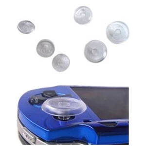 Kit PSP Analog Stick Armor 6in1 transparent pour réparation PSP