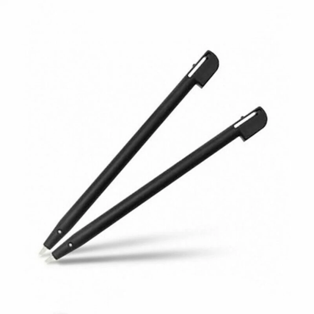 Stylet rétractable Nintendo DS Lite noir - lot de 2