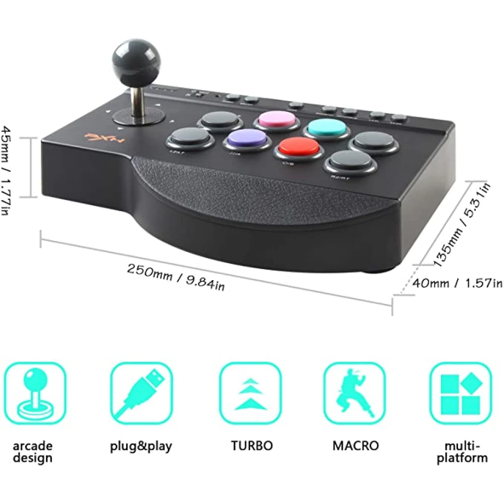 PXN 0082 Arcade Stick PS3 - Joystick arcade multiplateforme