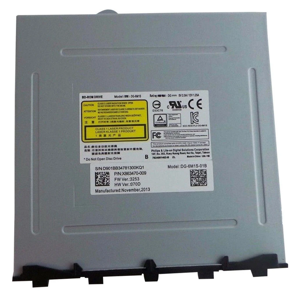 Unidad reemplazo Blu-Ray Xbox One DG-6M1S B150 Laser Lite-On en caja de presentación