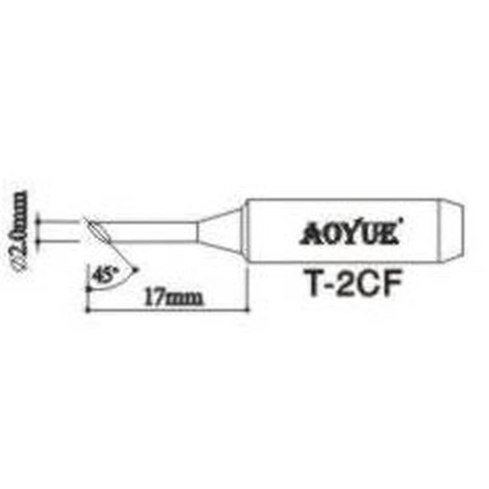 Pointe de rechange Aoyue T2CF compatible pour stations de soudage