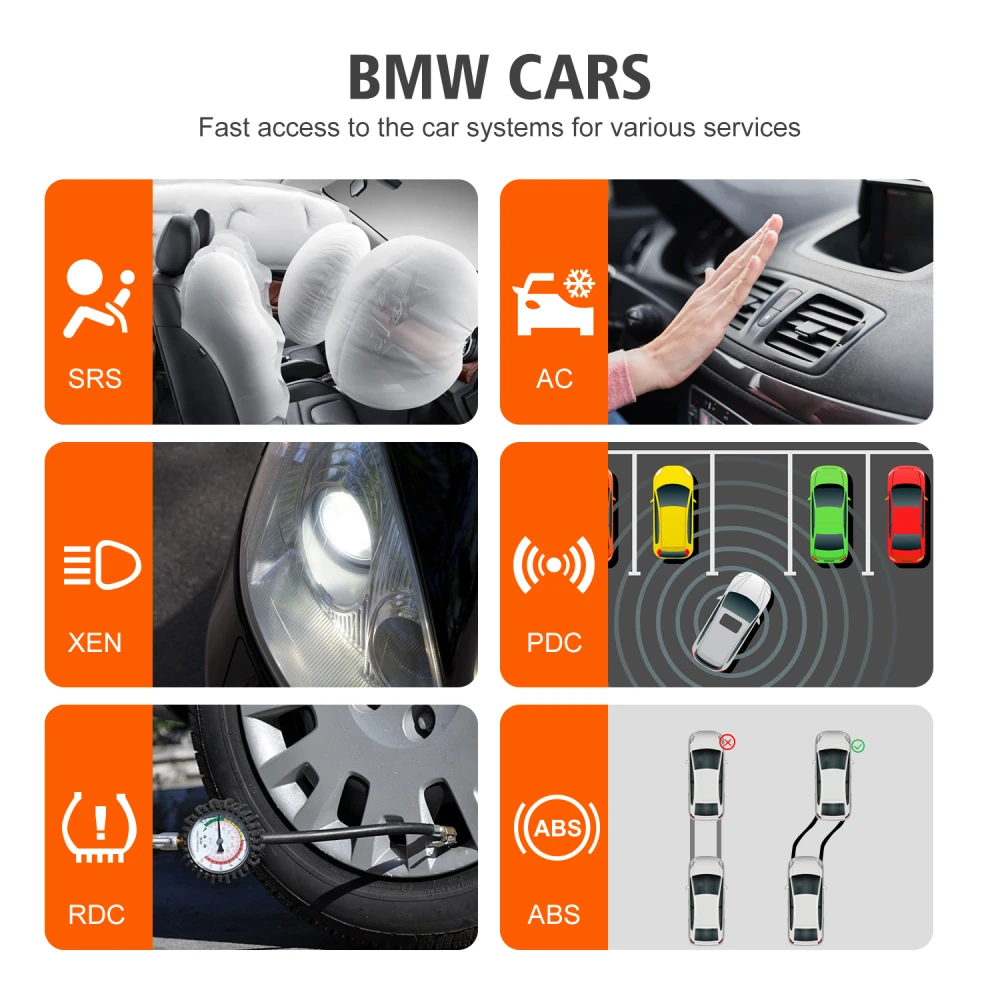 Scanner diagnostic BMW Konnwei KW480 - Outil OBD2 pour BMW