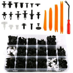 Kit 435 pièces clips de fixation voiture pour garnitures et panneaux