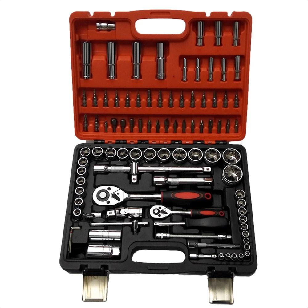 Kit profesional de herramientas carraca 94 piezas TSX TOOL con adaptadores y puntas Torx