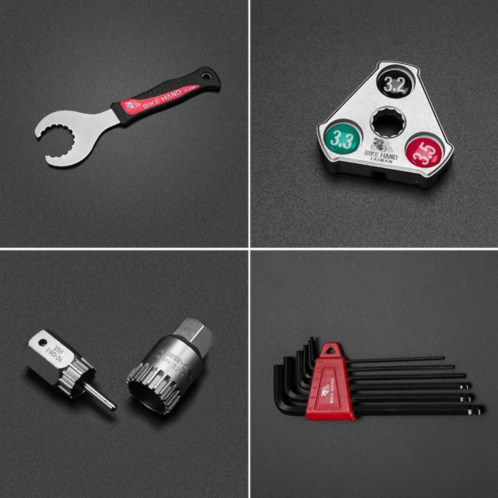 Kit outils vélo 18 en 1 Bikehand - jeu multifonction