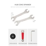 Maletín con juego de llaves para bicicleta Bikehand 18 en 1