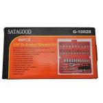 Coffret de douilles hexagonales 1/4 46 pièces TSX TOOL pour auto et bricolage