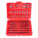 Jeu d’embouts de tournevis magnétiques 100 pièces TSX TOOL - Kit Hex et Torx