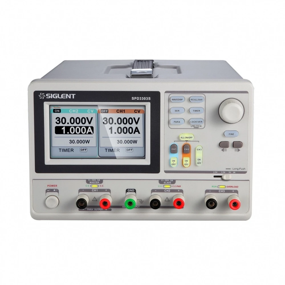 Siglent SPD3303S alimentation de laboratoire 0-30V triple sortie programmable avec connexion PC
