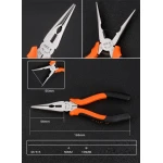 Pince à bec long SK-515 165mm TSX TOOL avec poignée ergonomique