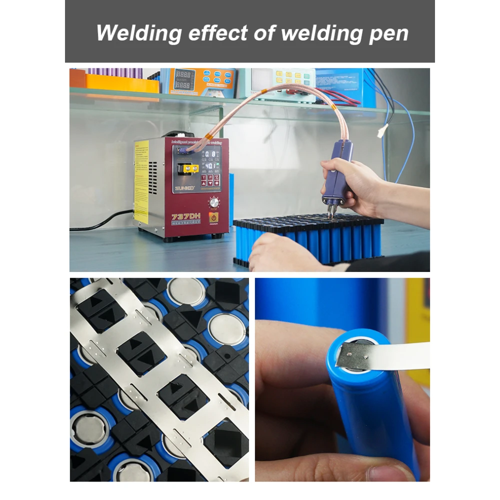 Soudeuse par points Sunkko 737DH pour batteries lithium 18650 14500 21700