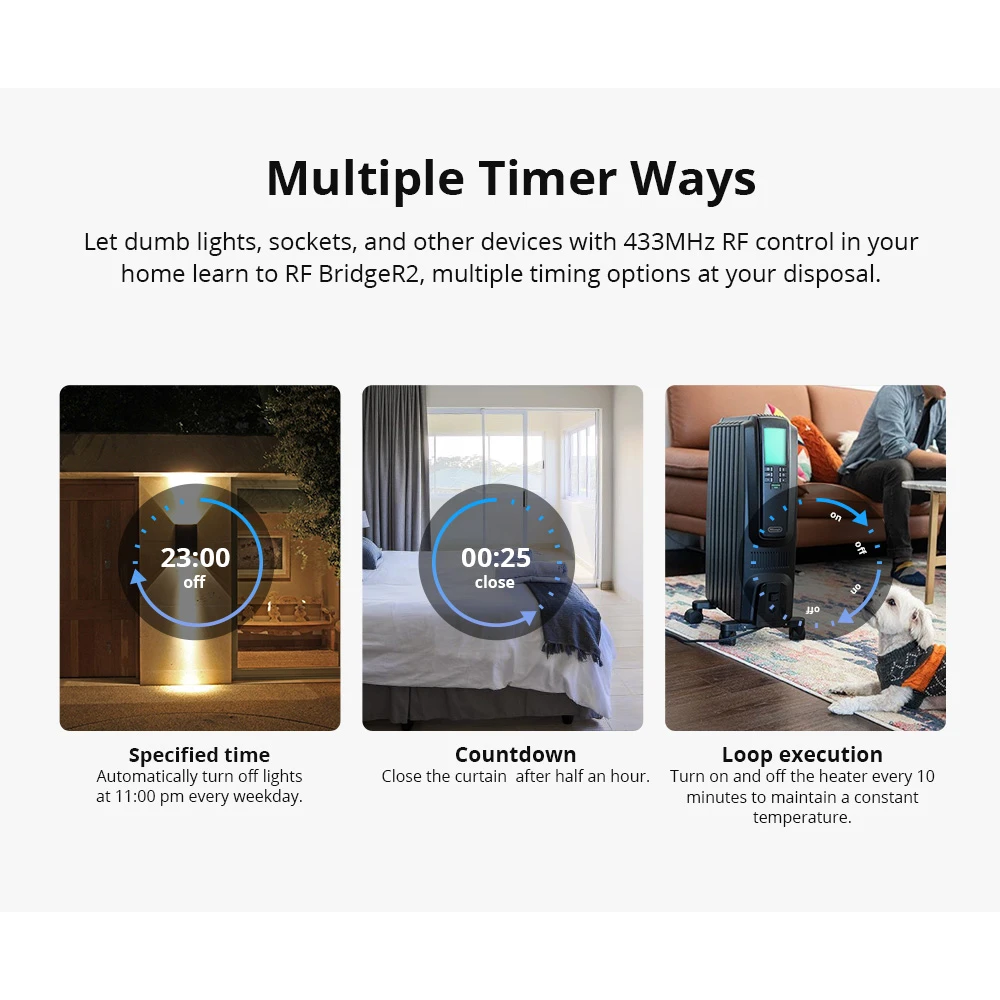 Sonoff RF Bridge R2 433MHz WiFi - passerelle RF vers WiFi