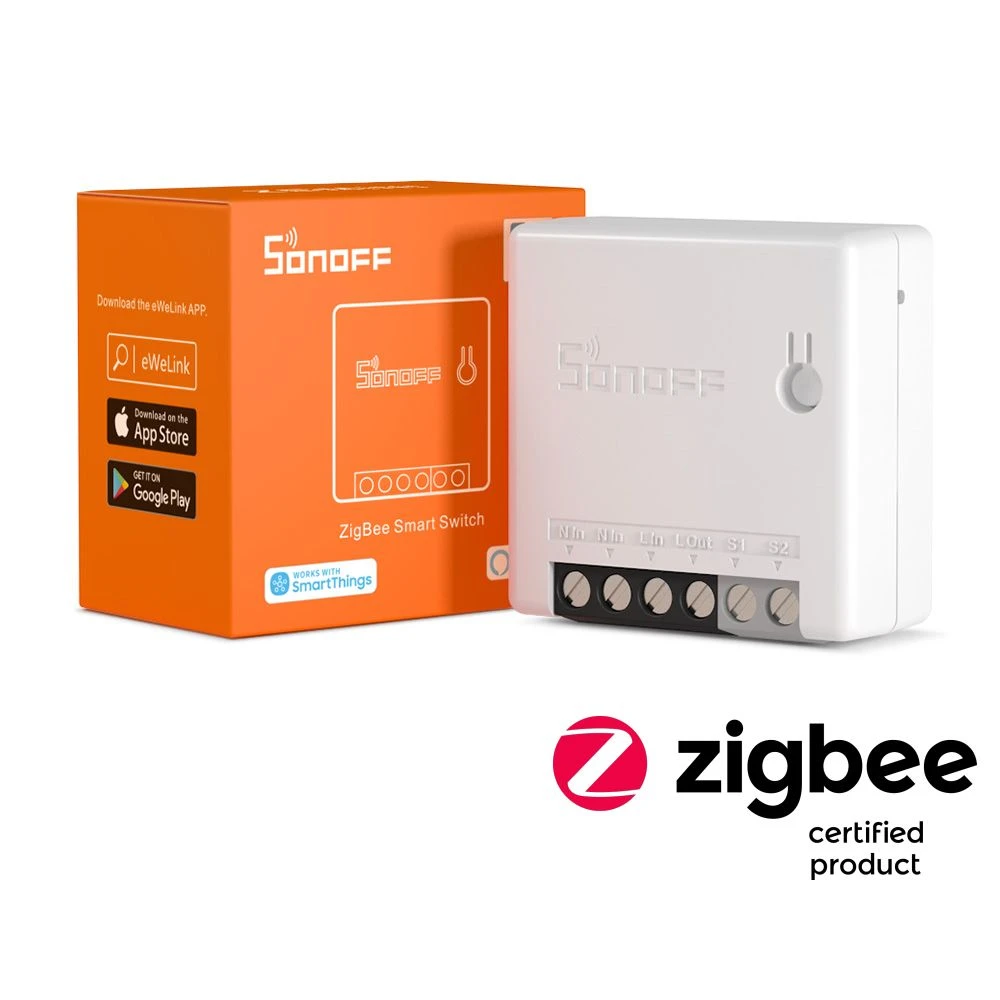 SONOFF ZBMINI Interrupteur intelligent ZigBee mini pour éclairage 2 voies