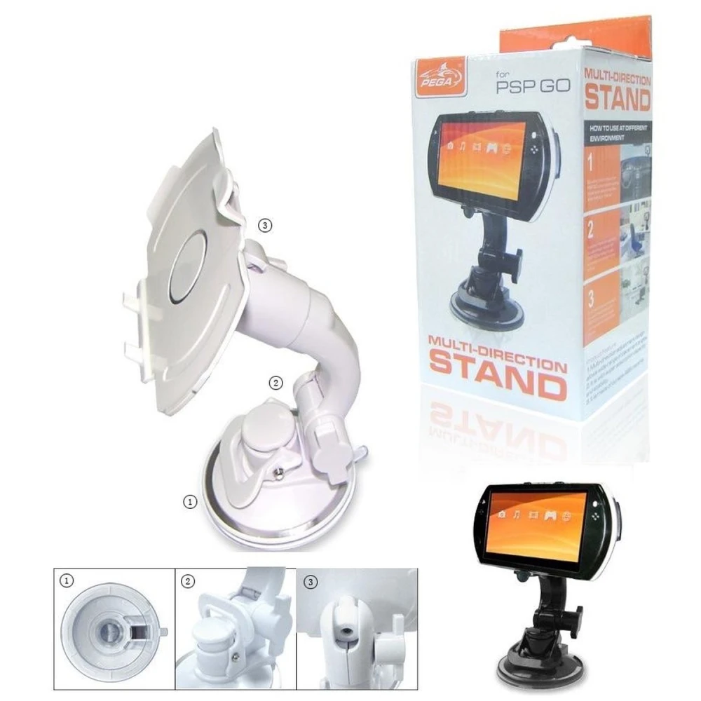 Support voiture PSP Go avec bras flexible et fixation par ventouse