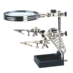 Support loupe pour soudure électronique avec mains libres et support fer à souder