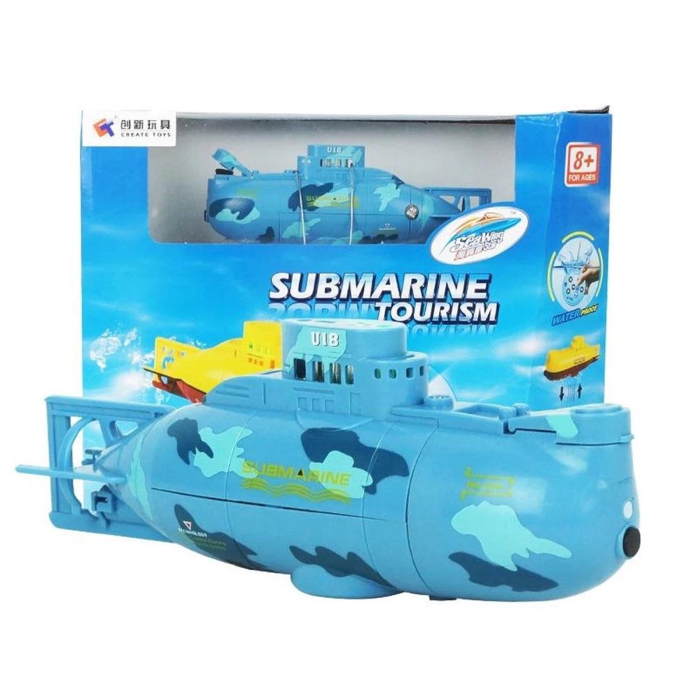 Mini sous-marin RC 3 canaux - Rc Micro Submarine bleu Satkit