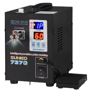 Sunkko 737g Machine de soudage par points pour batteries 18650 et 2170
