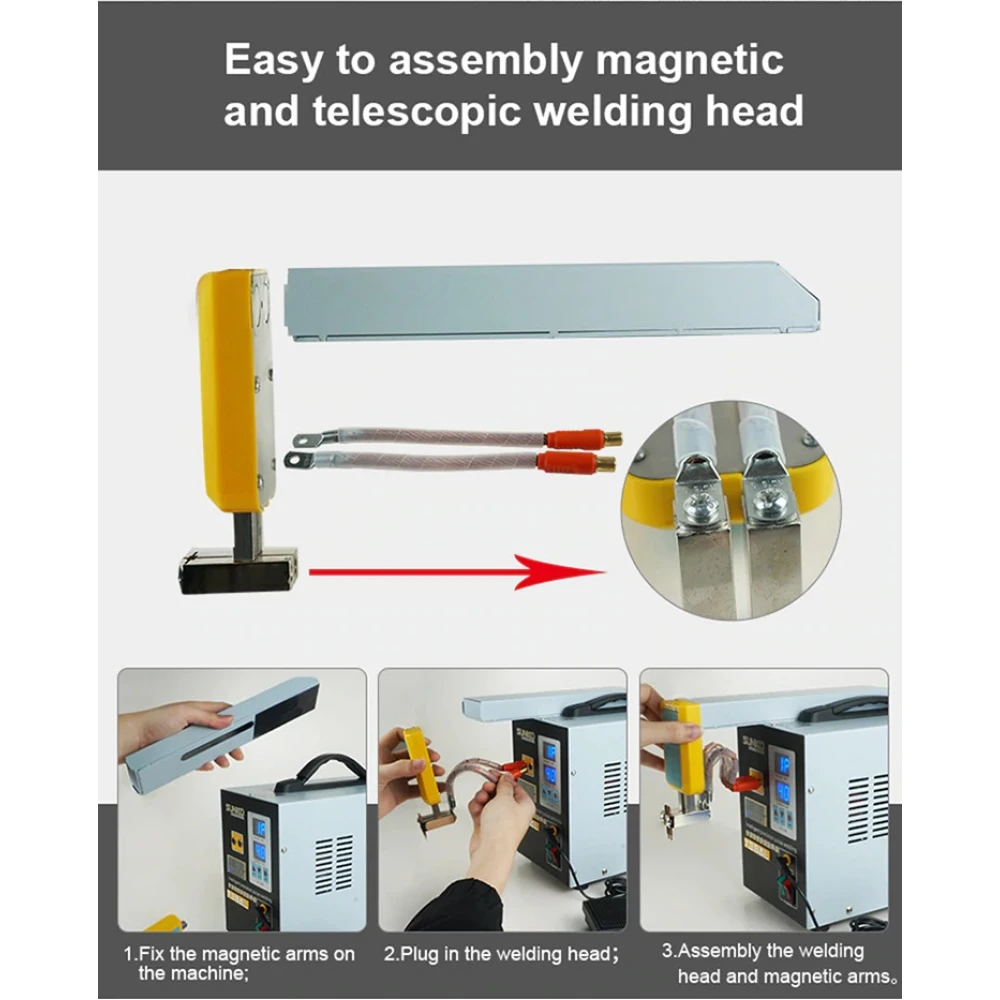 SUNKKO 738AL : soudeuse par points pour batteries lithium 18650