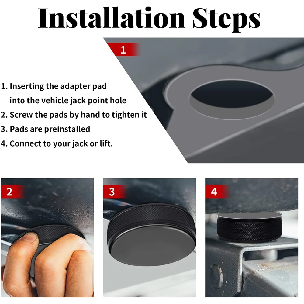 Taco goma para gato elevación en vehículo Tesla Model 3