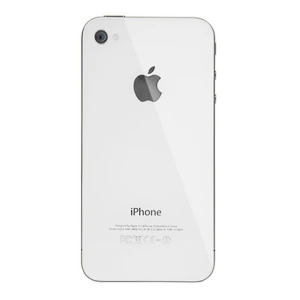 Coque arrière en verre iPhone 4 blanc pour réparation et pièce d'origine