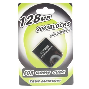 Carte mémoire 128 MB pour Nintendo GameCube - Sauvegardez vos parties