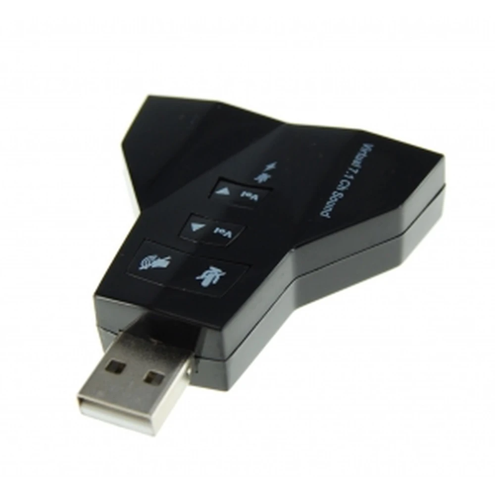 Carte son USB double avec 2 sorties et 2 entrées audio