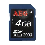 Carte SDHC 4GB Classe 10 haute vitesse pour un stockage efficace