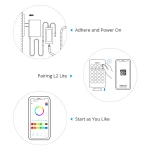 Ruban LED WiFi intelligent SONOFF L2 Lite 5 mètres avec télécommande et appli