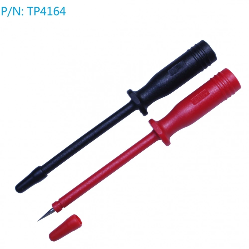 Sonda de prueba TP4164 roja y negra para medición electrónica con conexión banana