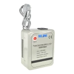 Vista lateral del transformador de corriente 220v a 110v 2000w Mlink