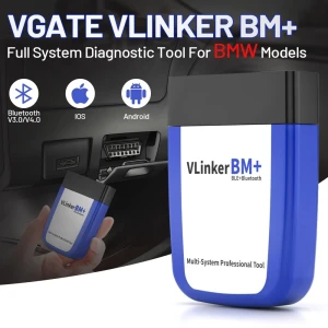 Vgate vLinker BM+ Scanner OBD2 Bluetooth pour BMW et MINI compatible iOS et Android