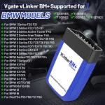 Herramienta de diagnóstico Vgate vLinker BM+ compatible con iOS y Android