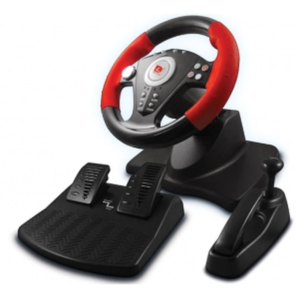 Volant de course avec pédales et vitesses pour PS3, PS2 et PC compatible