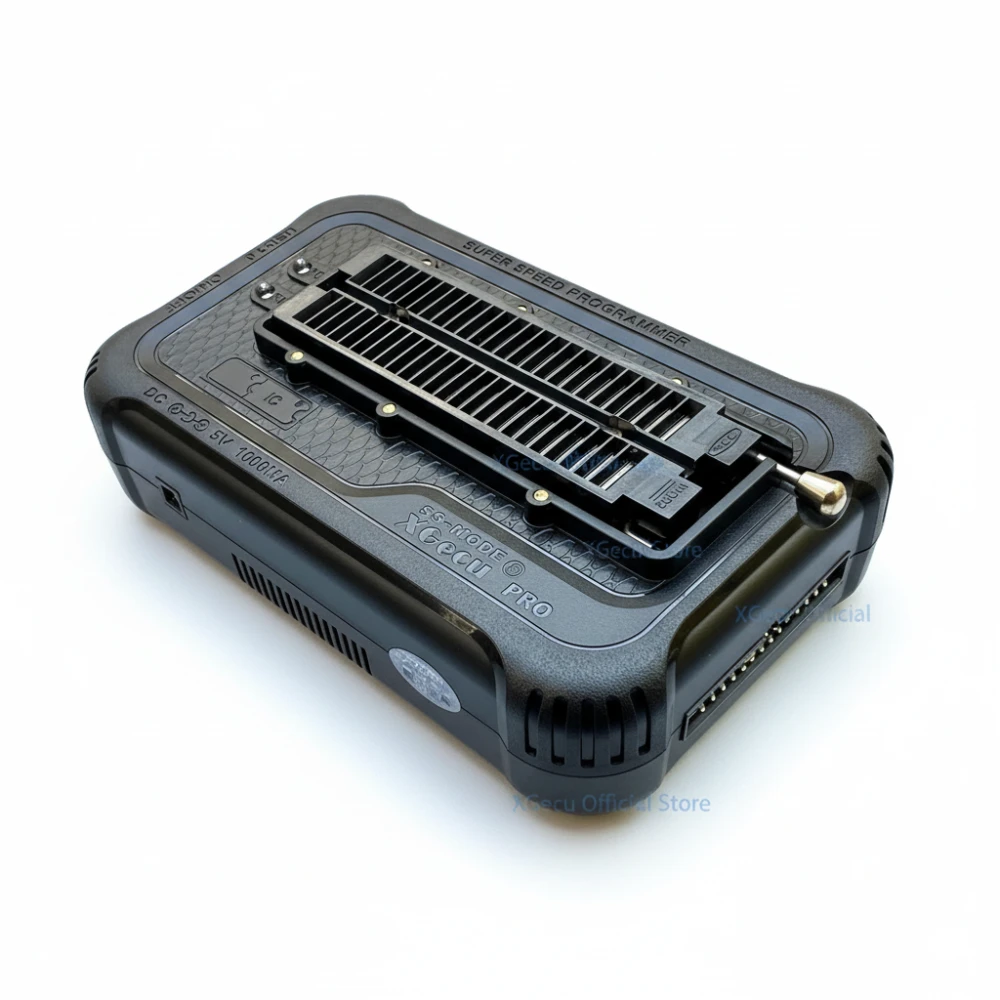 XGecu T76 programador universal en banco de trabajo electr f3nico